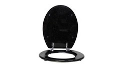 Glitter toilet seat durable - toilet,
