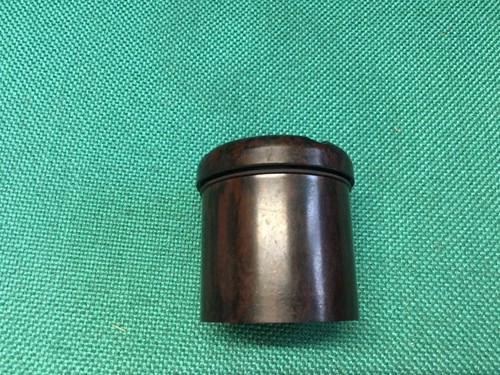 Vintage bakelite inkwell - bakelite, brown