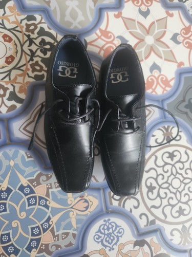 Black synthetic lace - synthetic, shoes