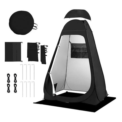 Pop toilet tent - up,