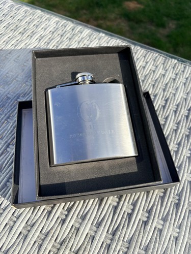 Commemorative hip flask from