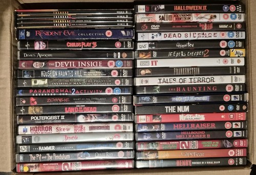Horror dvd job lot over - dvd,