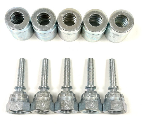 Hydraulic hose crimp fitting - crimp,