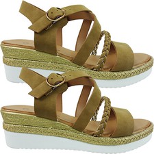 New Womens Ladies Mid Low