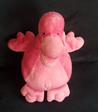 Zara  Stuffed Animal Doll Pink Duck Plush Doll Soft Toy.25 Cm