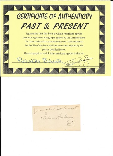 Genuine 5x2 autograph of - 3.5x2,