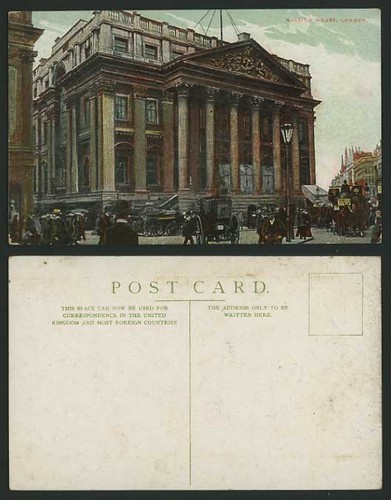 London old coloured - old, postcard