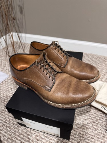 Viberg derby shoes stone - derby, oiled