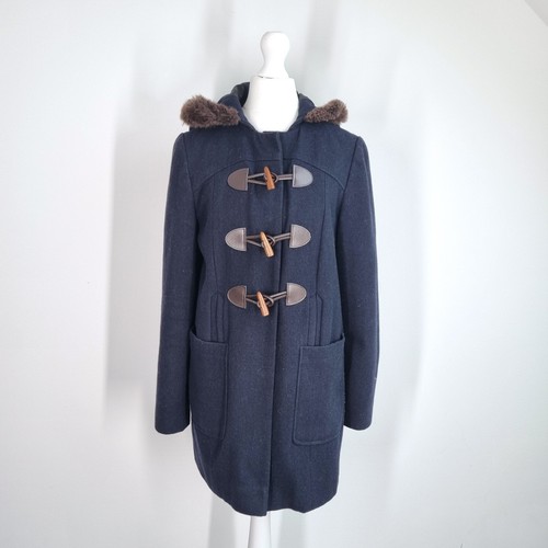 Asos duffle coat navy blue - coat, uk