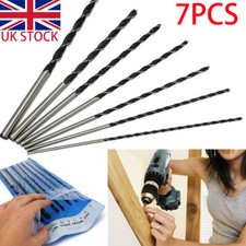 7pcs Long Wood Drill Bits 4mm