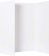5MM White A1 Tri Fold DISPLAY