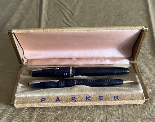 Vintage parker vacumatic blue - parker,