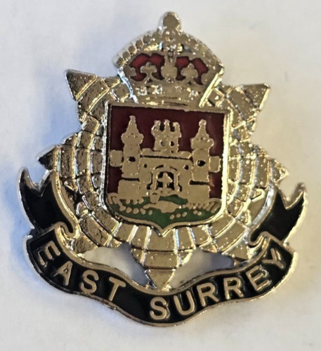 Enamel lapel badge east surrey - lapel,