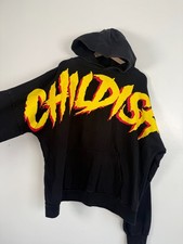 Childish Hoodie Flames Mens