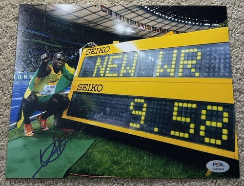 Usain bolt signed - bolt, autograph