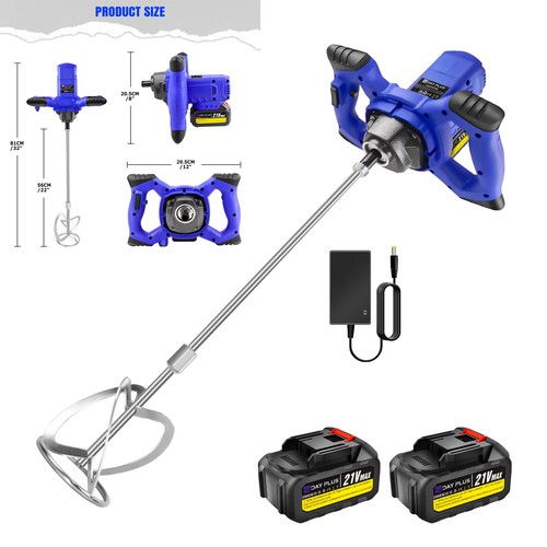 6000w cordless plaster paddle - plaster,