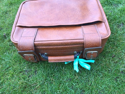Old vintage 1970s travel case - vintage,