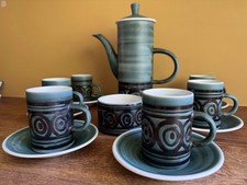 Cinque Ports Pottery The Monastery Rye Coffee Set Green