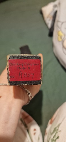 Otis king calculator model - otis,