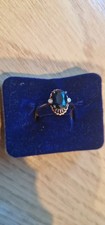 Sapphire blue ring with - sapphire, little