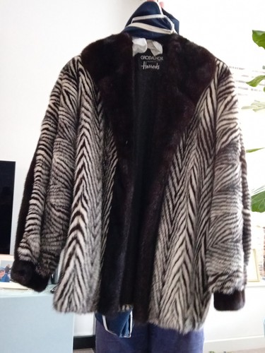 100 real mink fur coat - 100%,