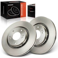 2x Brake Discs Front Pair for Citroen C-Crosser Mitsubishi Outlander Peugeot New