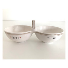 SNACK BOWLS white Ceramic With