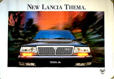 Lancia Thema  Original Italian Large Poster 1988 98cm x 69cm