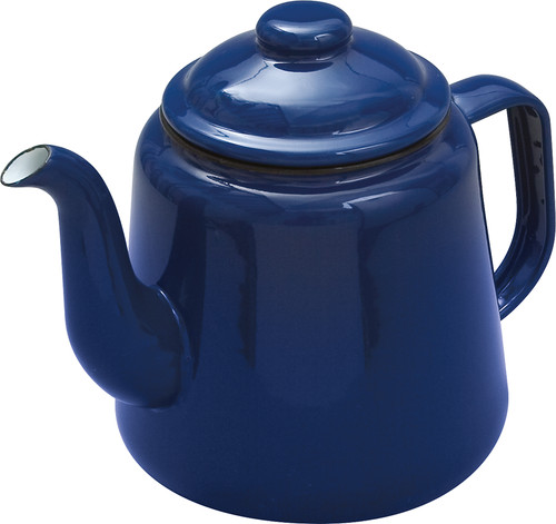 14cm falcon enamel teapot - enamel, deep