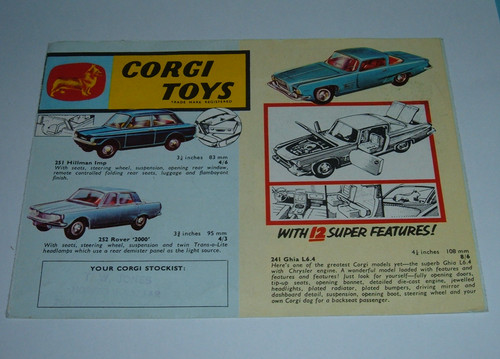 Very rare corgi toys - rare,