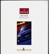 Rover Metro Manhattan Limited Edition 1993 UK Market Sales Brochure 1.1 1.4 1.4D
