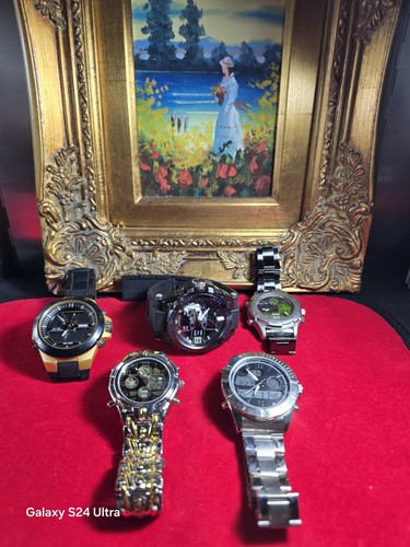 Joblot men watches - x6,