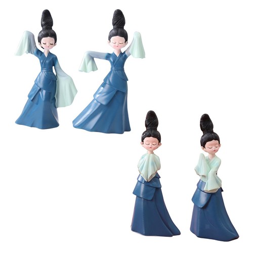 Lady dancer statues chinese - lady,