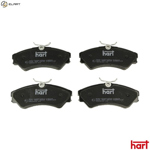 Brake pad set disc - set,