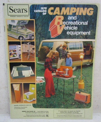1978 vtg 1970 - sears, camping