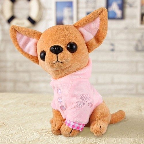 Holiday gift plush chihuahua - holiday,
