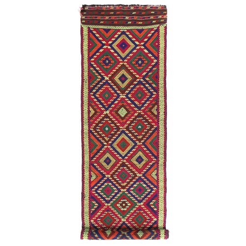 Handmade vintage kilim runner - vintage,