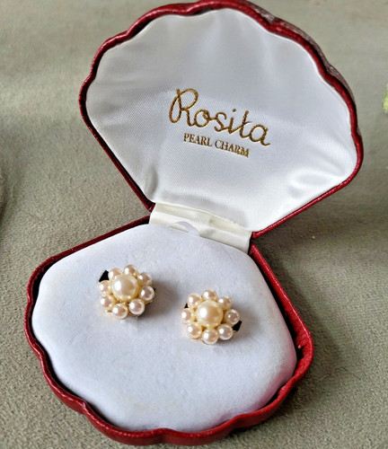 Rosita pearl cluster clip - rosita,