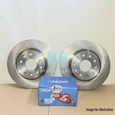 FRONT BRAKE DISCS 280MM & PAGID PADS FOR VW JETTA 1.2 1.4 1.8 2.0 TSI 2010-17