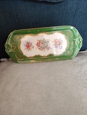 vintage or antique porcelain serving tray,from the French manufacturer Couleuvre