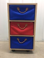 Lazzari 3 Draw Toy Storage Unit