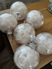 12 Large Pearl Cream Feather