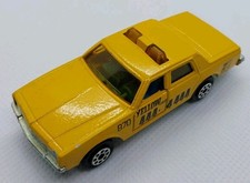 Majorette Chevrolet Impala No 240 Yellow/Black Taxi Cab 1:69 Diecast Model Car