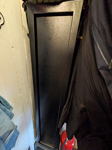 Black steel gun - 3, cabinet