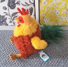 Jellycat Cluny Cockerel ~ Male Rooster Chicken Hen Soft Plush Toy ~ CLU3C ~ BNWT