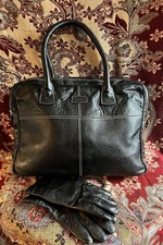 OSPREY midnight black leather