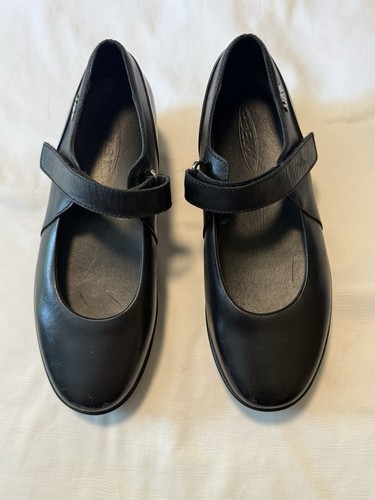 Mbt black leather mary - mbt, jane