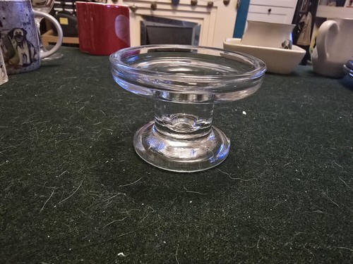 Glass candlestick holder - candlestick,