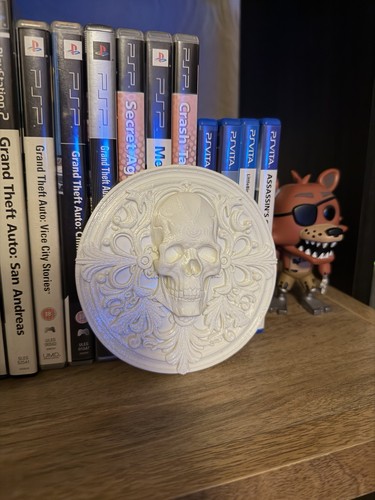 Printed skull wall art - 3d,