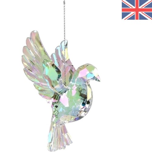 Iridescent dove hanging - dove,
